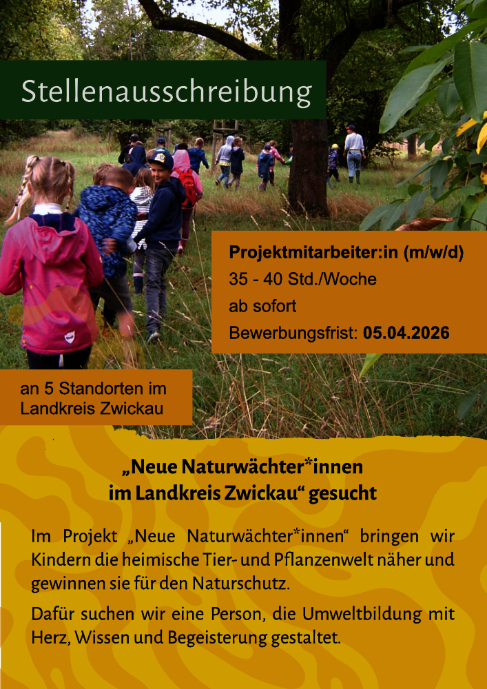 Stellenausscrheibung "Neue Naturwächter"