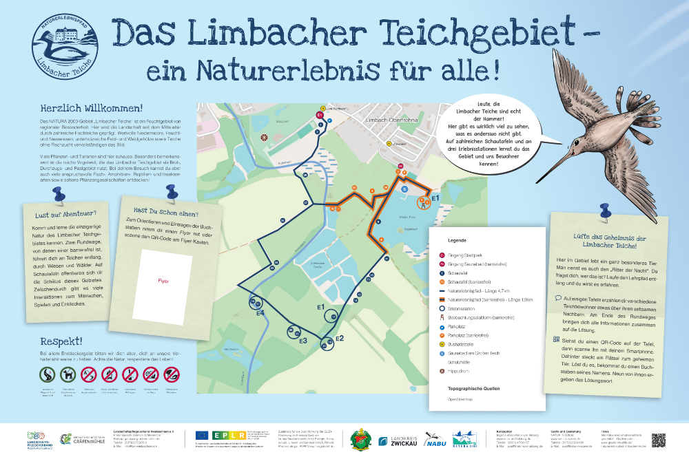 Das Limbacher Teichgebiet Eingang
